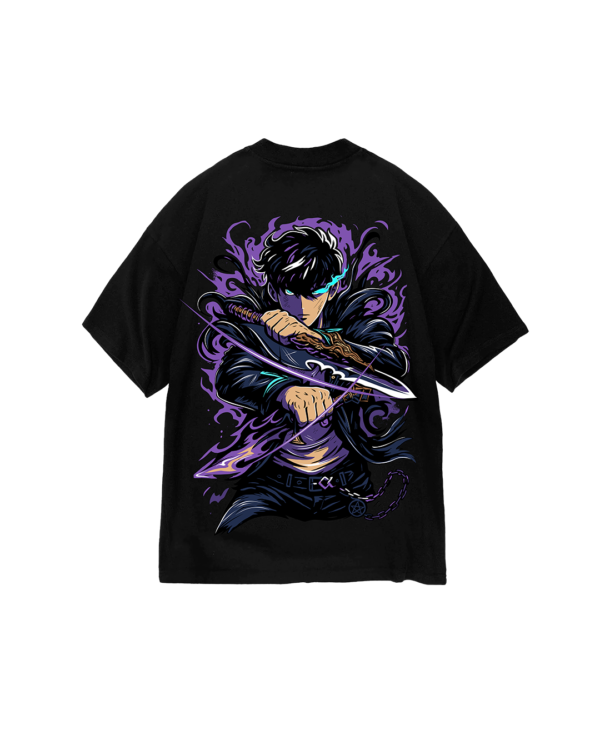 OVERSIZED - SOLO LEVELING PRETA [ENVIOS A PARTIR DO DIA 01/10]