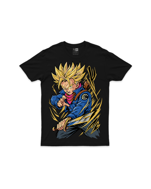CAMISETA TRADICIONAL - TRUNKS PRETA - ESTAMPA FRENTE [ENVIOS A PARTIR DO DIA 01/10]