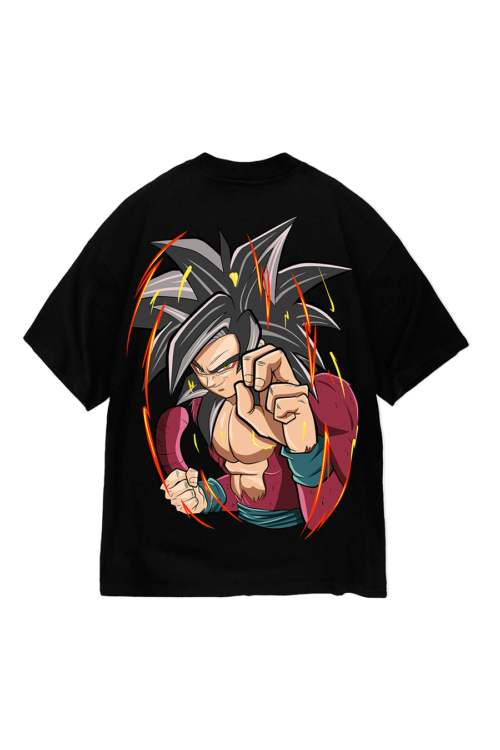 OVERSIZED - GOKU SSJ 4 PRETA